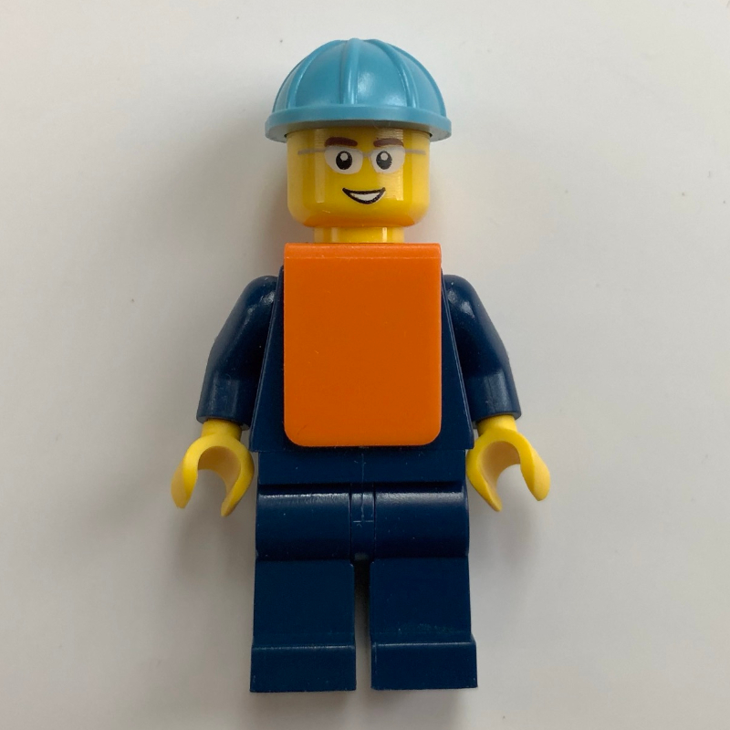 LEGO Train Worker, Maersk - Glasses (fig-009213)