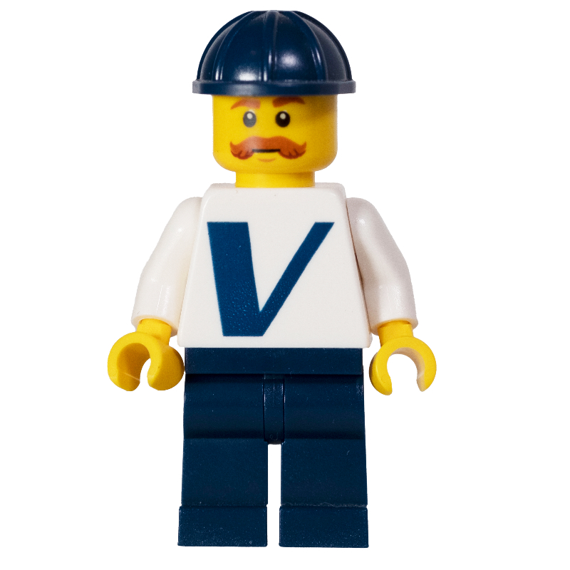 LEGO Vestas Employee - Moustache (fig-009232)