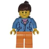 Medium Blue Torso, Orange Legs, Reddish Brown Hair