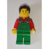 Red Torso, Green Overall, Dark Brown Hair