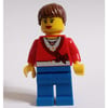Red Torso, Blue Legs, Reddish Brown Hair