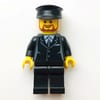 Man, Black Suit and Tie, Black Hat, Beard