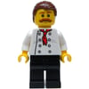 Chef, Red Neckerchief, Black Legs, Reddish Brown Hair, Moustache