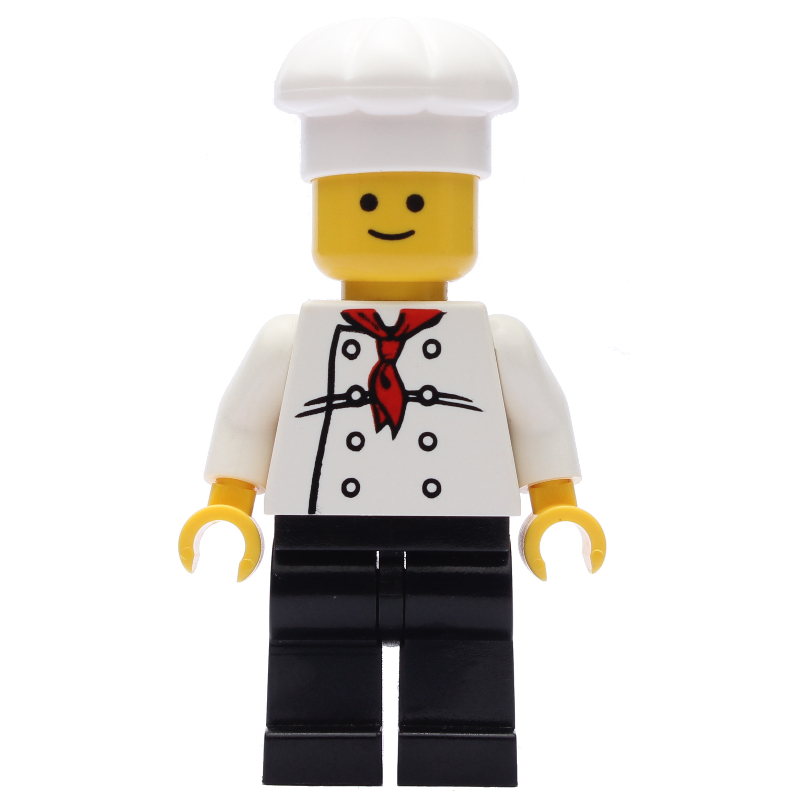 LEGO Chef - White Torso, Black Legs (fig-009460)