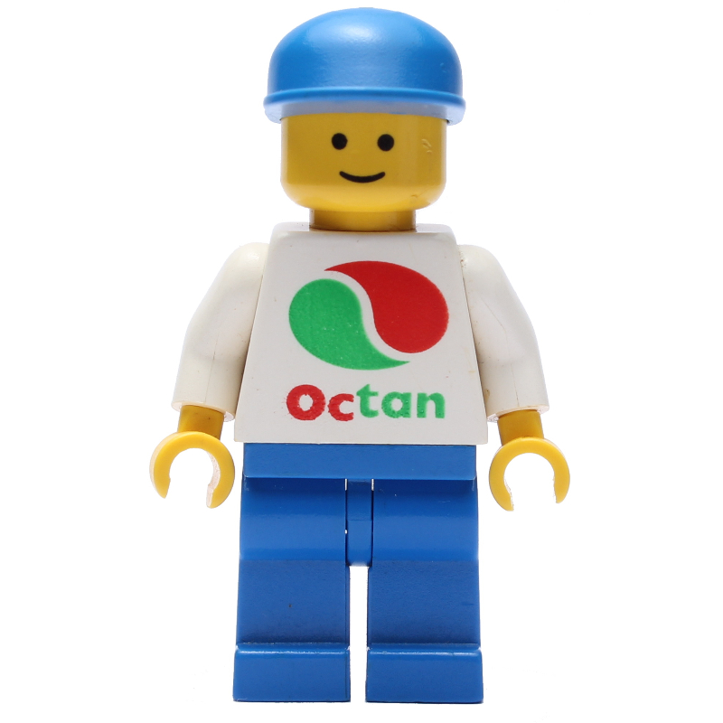 LEGO White Torso Octan, Blue Legs, Blue Cap (fig-009492)