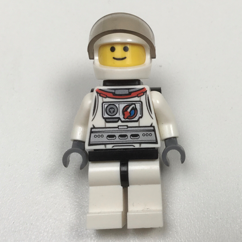 LEGO Astronaut - White Torso and Legs, Black Backpack (fig-009519)