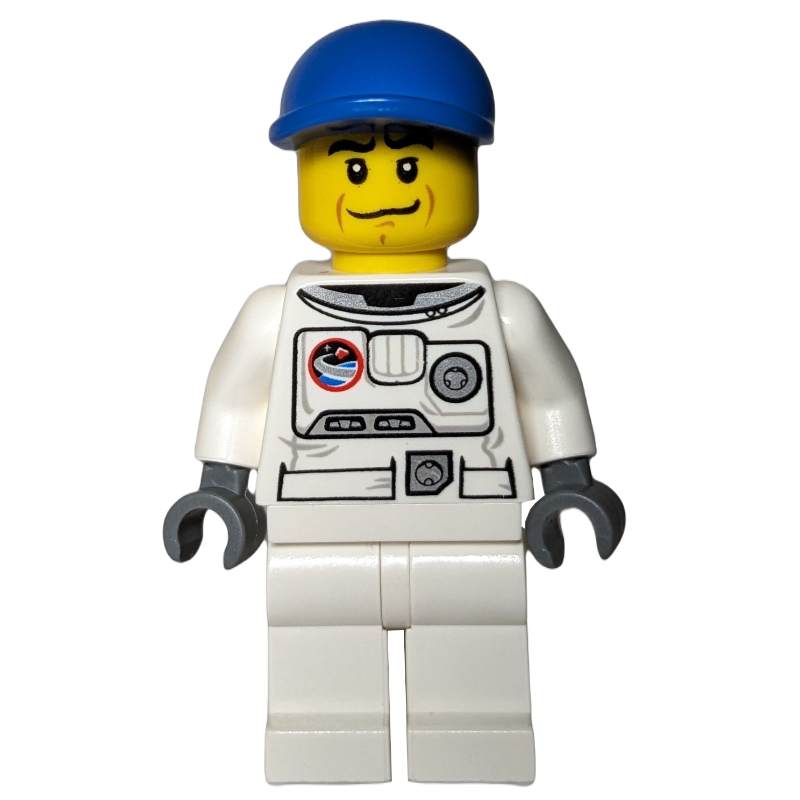 LEGO Astronaut, White, Blue Cap (fig-009698)