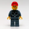 Marine Explorer, Sand Blue Jumpsuit, Red Cap, Headset