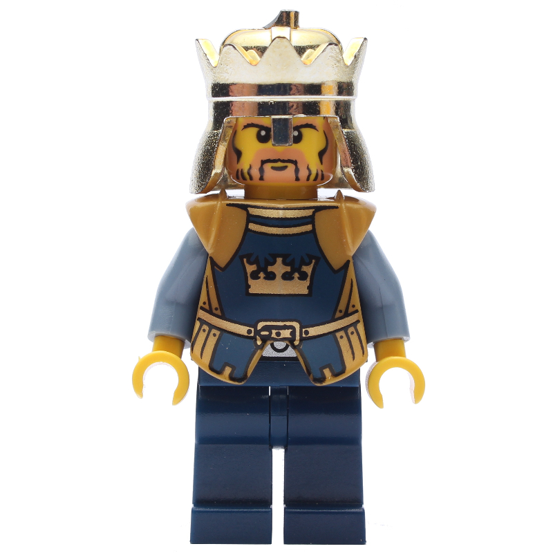 LEGO King, Gold Armor and Crown (fig-009895)