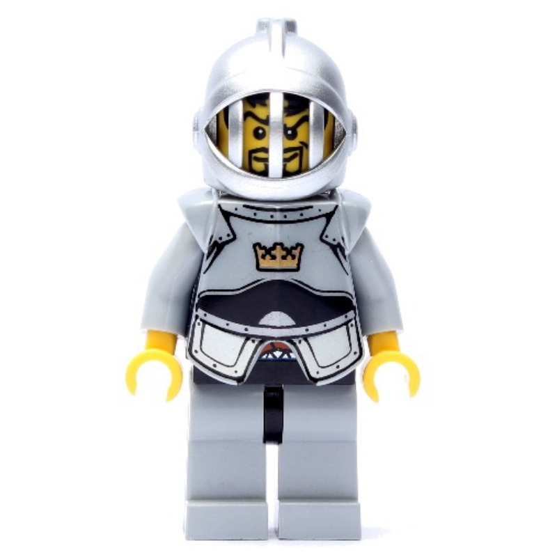 LEGO Knight, Dark Blue, Armor, Helmet with Grille (fig-009923)