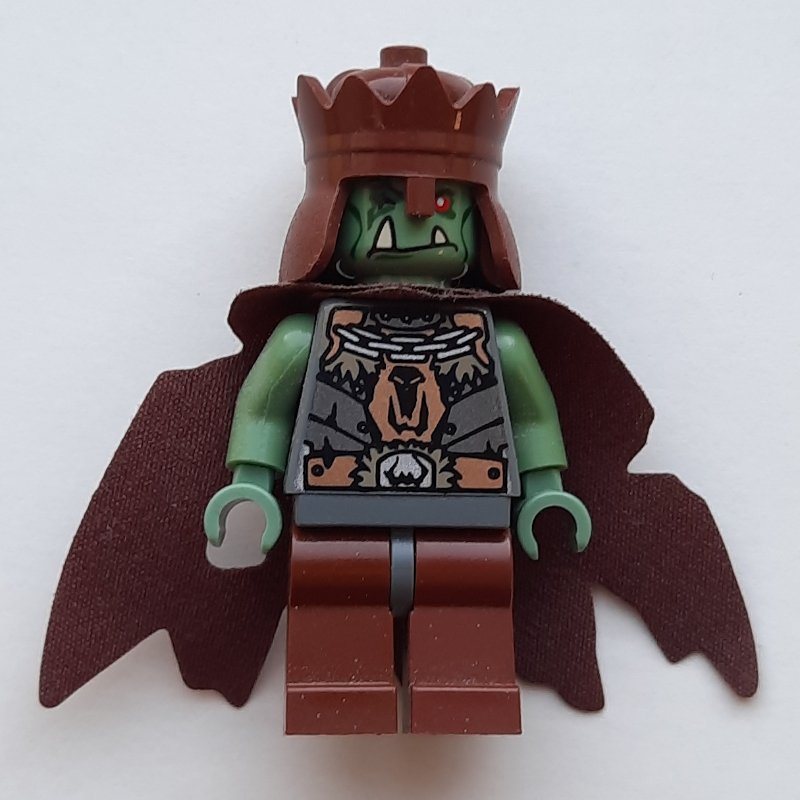 LEGO Troll King, Reddish Brown Crown (fig-009924)