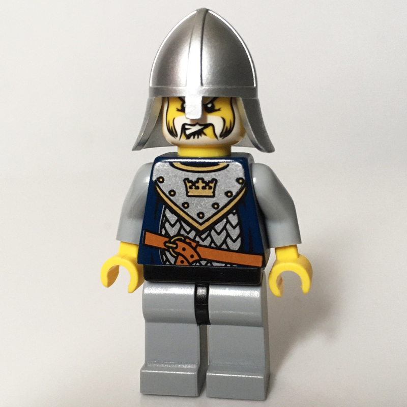 LEGO Knight, Dark Blue, Helmet, Beard (fig-009930)
