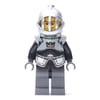 Knight, Black, Armor, Helmet with Grille, Cheek Lines