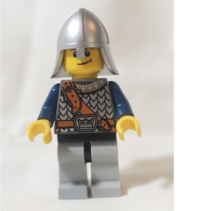 LEGO Knight, Dark Blue, Helmet, Smile (fig-009941)