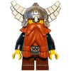 Dwarf, Dark Orange Beard, Metallic Silver Helmet