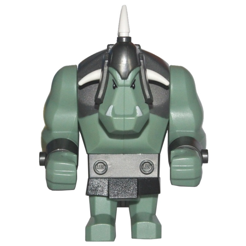LEGO Troll, Sand Green with 5 White Horns (Big Fig) (fig-009950)
