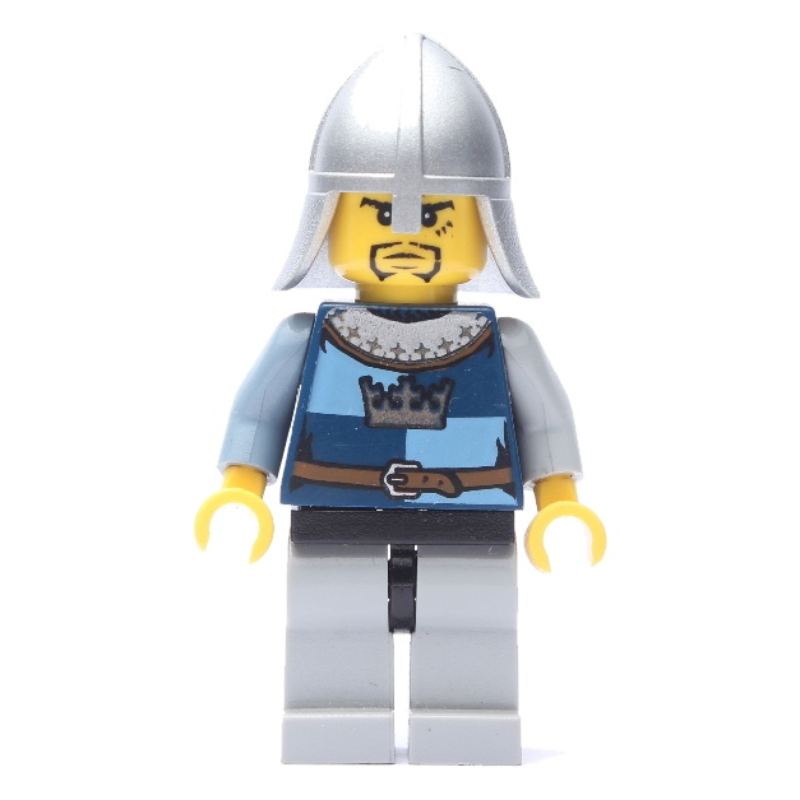 LEGO Knight, Dark Blue, Helmet, Goatee Beard (fig-009951)