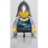Knight, Dark Blue, Helmet, Cheek Lines