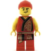 Man, Red Robe with Gold Sash Belt, Red Bandanna
