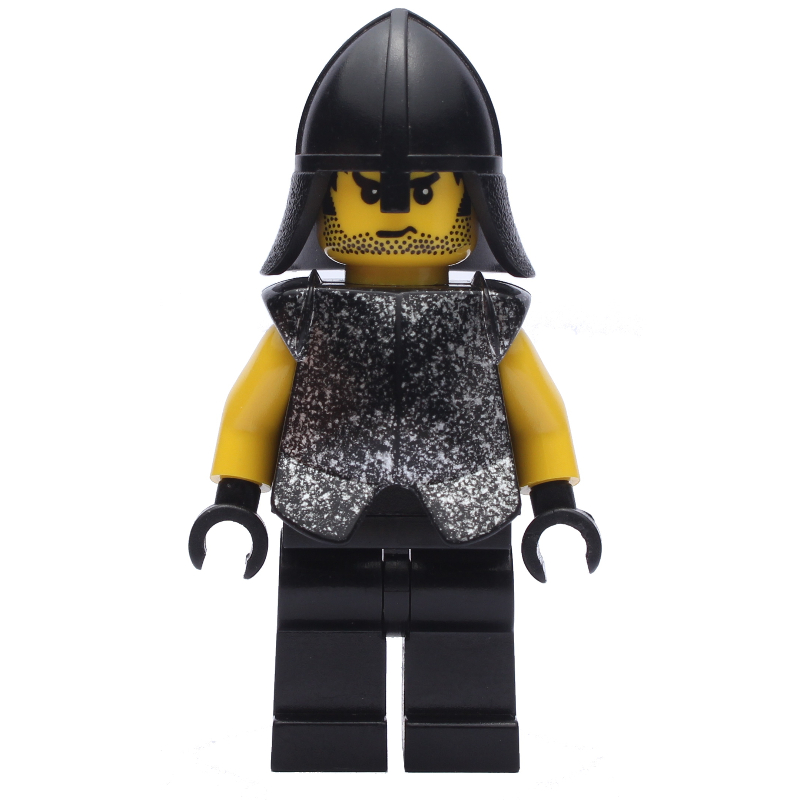 LEGO Rouge Knight, Black and Yellow, Black Helmet (fig-010053)