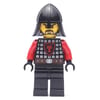 Dragon Knight, Red, Helmet, Beard, Brown Belt