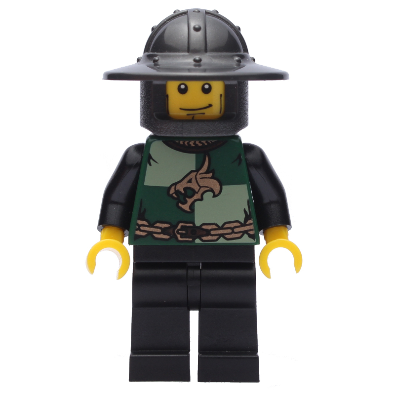 LEGO Dragon Knight, Dark Green, Wide Brim Helmet (fig-010076)