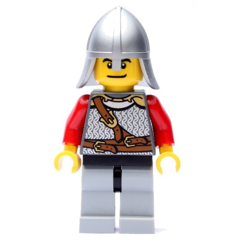 LEGO Lion Knight, Helmet, Scared / Smile (fig-010086)