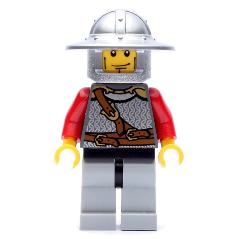 LEGO Lion Knight, Wide Brim Helmet, Cheek Lines (fig-010087)