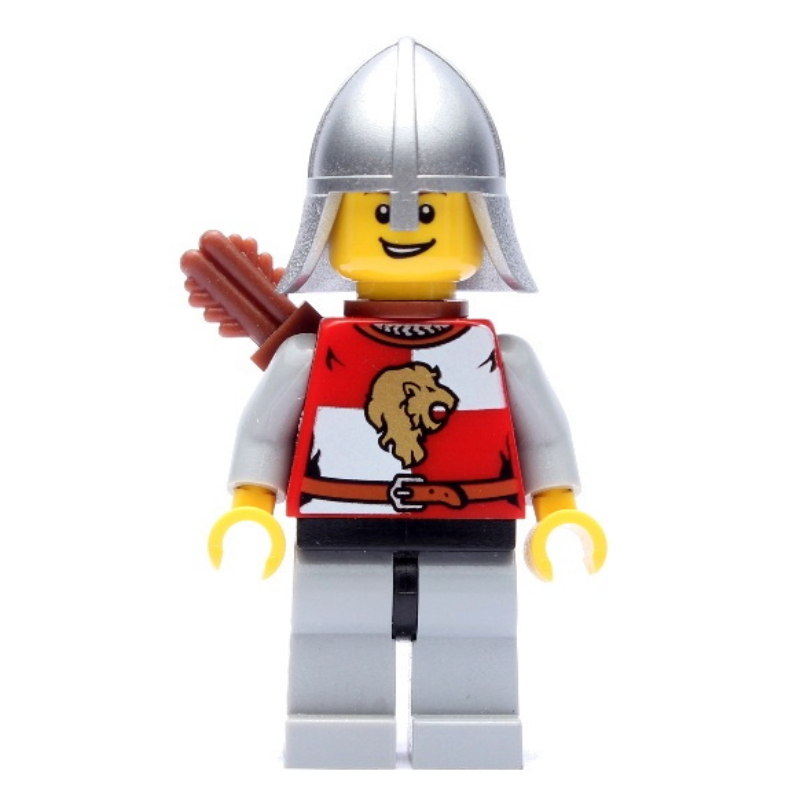 LEGO Lion Knight, Archer, Helmet, Quiver (fig-010088)