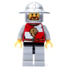 Lion Knight, Wide Brim Helmet, Beard
