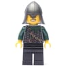Dragon Knight, Dark Green, Helmet, Angry