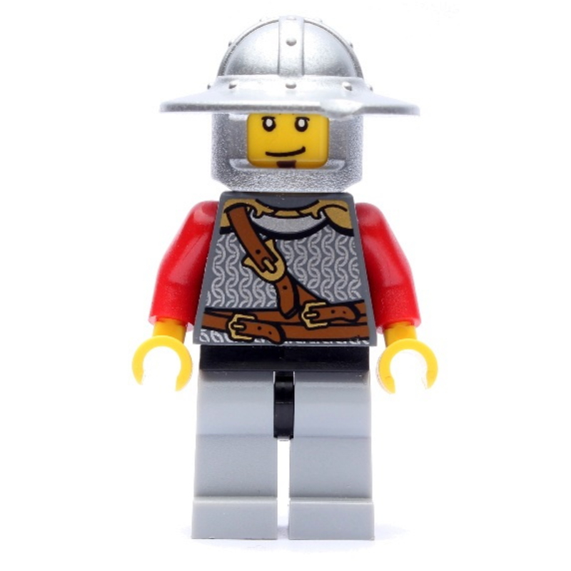 LEGO Lion Knight, Wide Brim Helmet, Soul-patch (fig-010106)