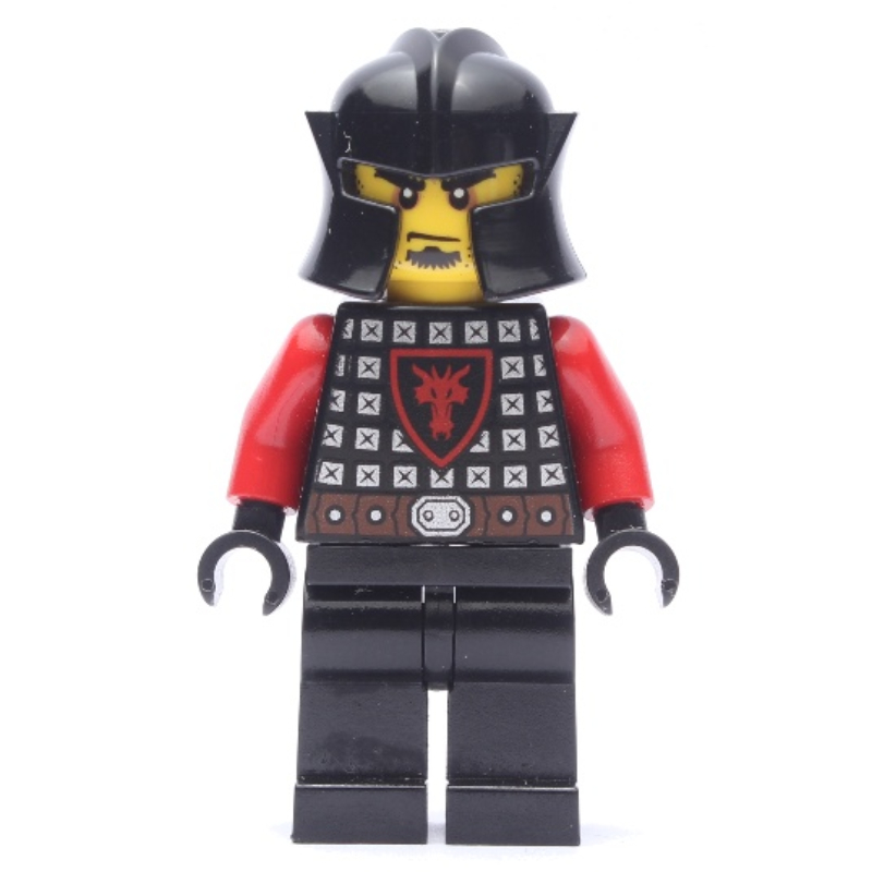 LEGO Dragon Knight, Red, Helmet, Soul-patch (fig-010114)