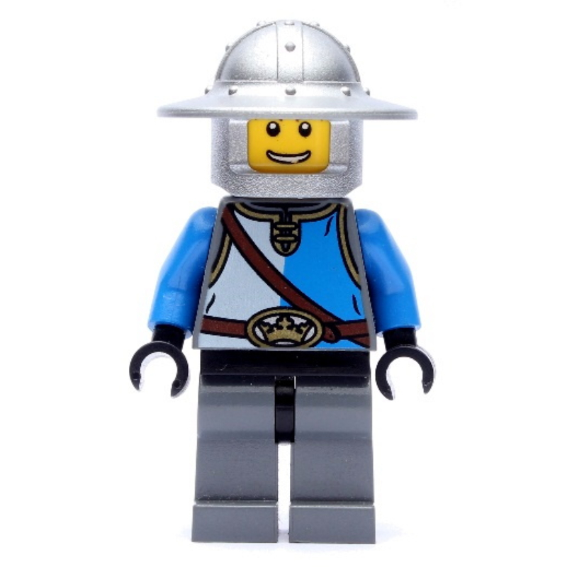 LEGO Knight, Blue, Wide Brim Helmet (fig-010115)