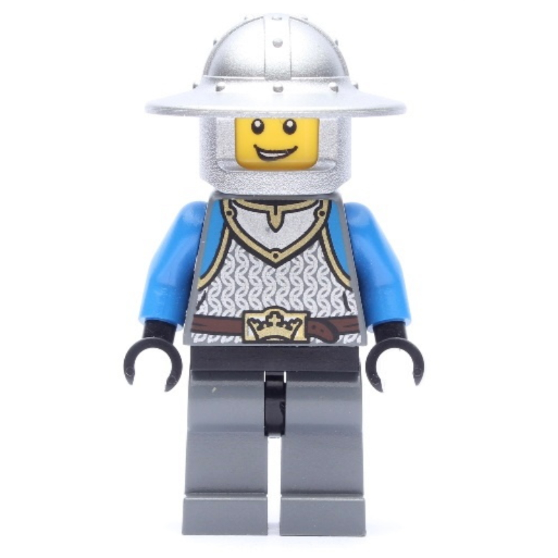 LEGO Knight, Blue, Wide Brim Helmet (fig-010119)