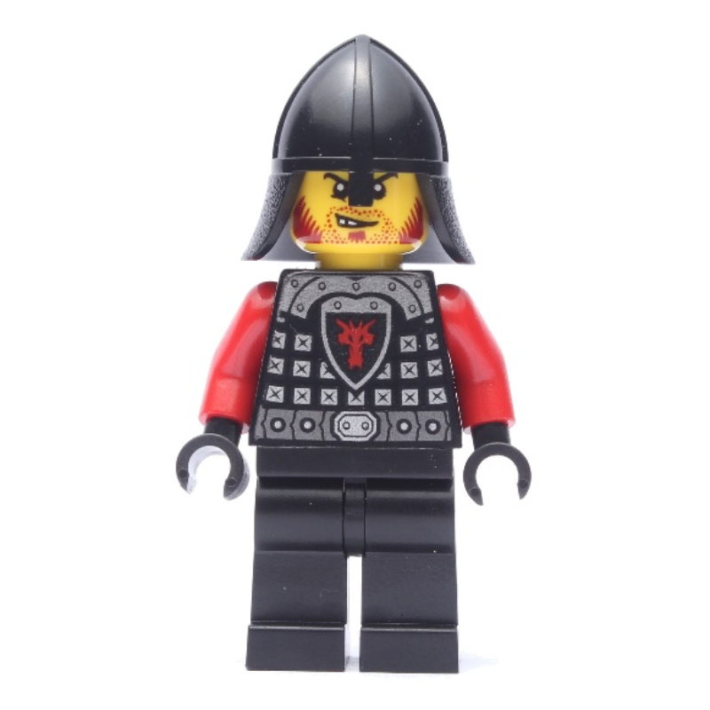 LEGO Dragon Knight, Red, Helmet, Red Beard (fig-010120)