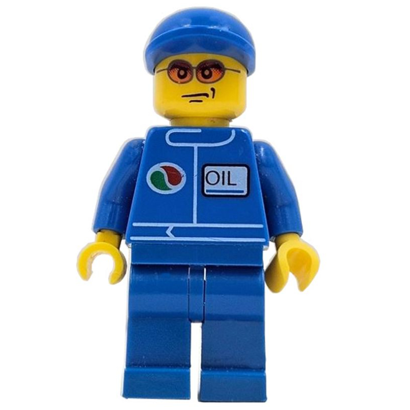 LEGO Blue Torso, Blue Legs, Blue Cap - Overland Park (fig-010173)