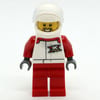 Pilot - White Torso, Red Legs, White Helmet