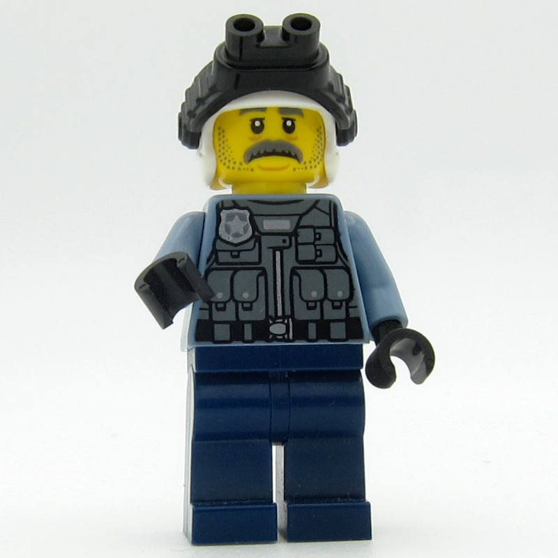 LEGO Sam Grizzled, Helmet and Goggles (fig-010287)