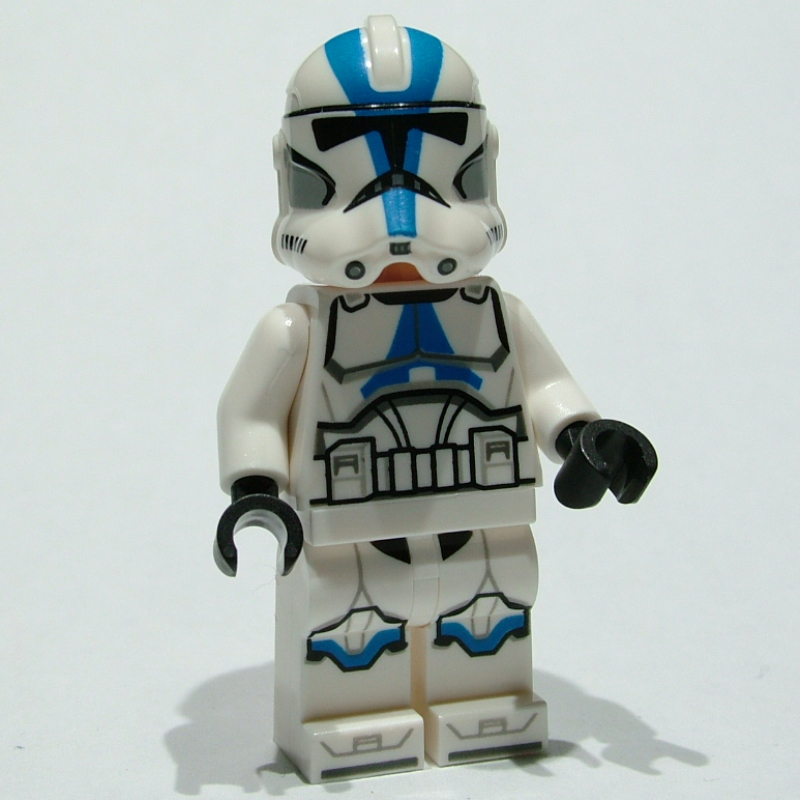 LEGO Clone Trooper, 501st Legion, White Arms (fig-010291)