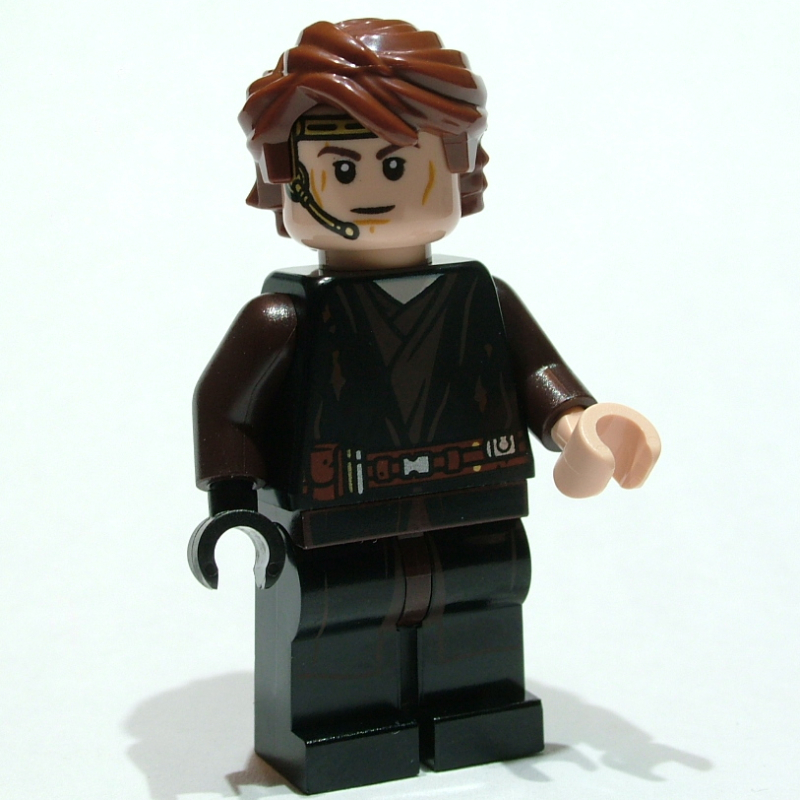LEGO Anakin Skywalker, Pilot Uniform, Printed Headset, No Collar (fig-010293)