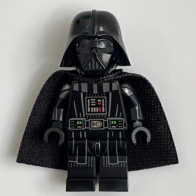 LEGO Darth Vader, White Skin, 19888 Cape, Stripes on Legs (fig-010301)