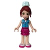 Mia - Medium Azure Shirt, Magenta Skirt, Veterinarian, Nurse Hat