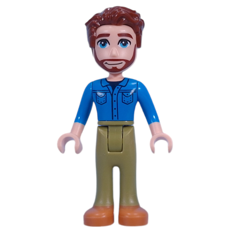 LEGO Jonathan - Reddish Brown Hair (fig-010362)