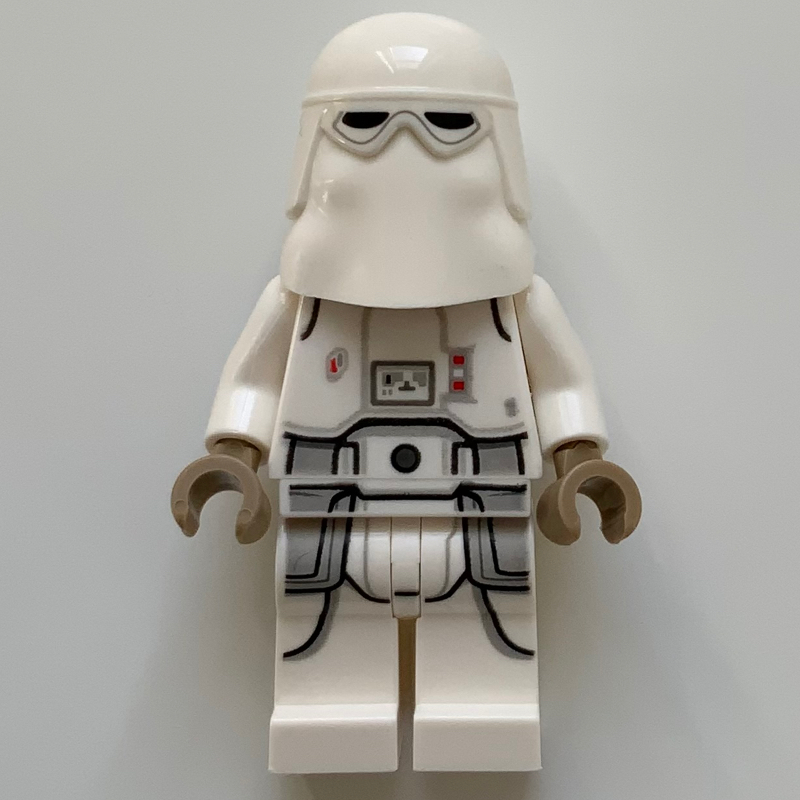 LEGO Snowtrooper, White Hips, Printed Legs, Dark Tan Hands (3626cpr1709 Head) (fig-010385)