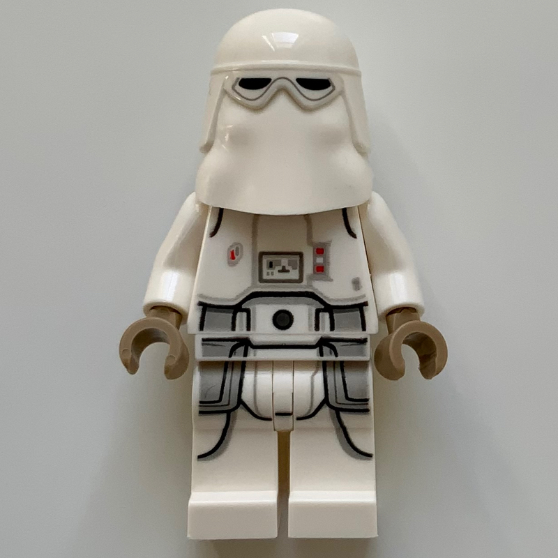 LEGO Snowtrooper, White Hips, Printed Legs, Dark Tan Hands (3626cpr1587 Head) (fig-010386)