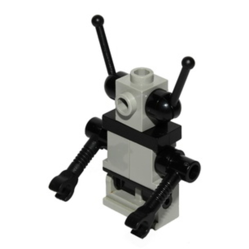 LEGO Classic Space Droid - Black and Grey, Hinge Base (fig-010408)