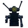 Classic Space Droid - Black, Hinge Base Trans-Yellow Eyes