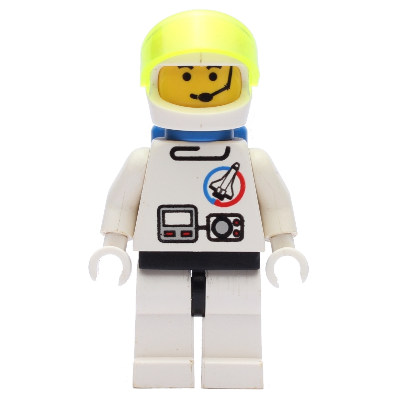 LEGO Launch Command - Astronaut, Helmet, Trans-Neon Green Visor, Blue Airtanks (fig-010428)