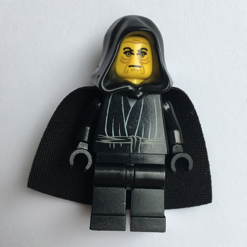 LEGO Emperor Palpatine, Yellow Skin, Black Hands (fig-010430)